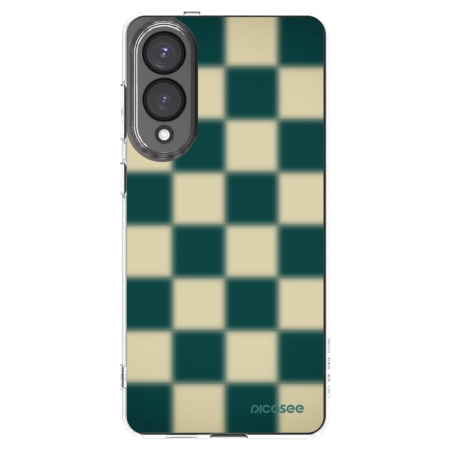 Picasee silikonowe przeźroczyste etui na Samsung Galaxy S25 Edge 5G - Shadow Chess