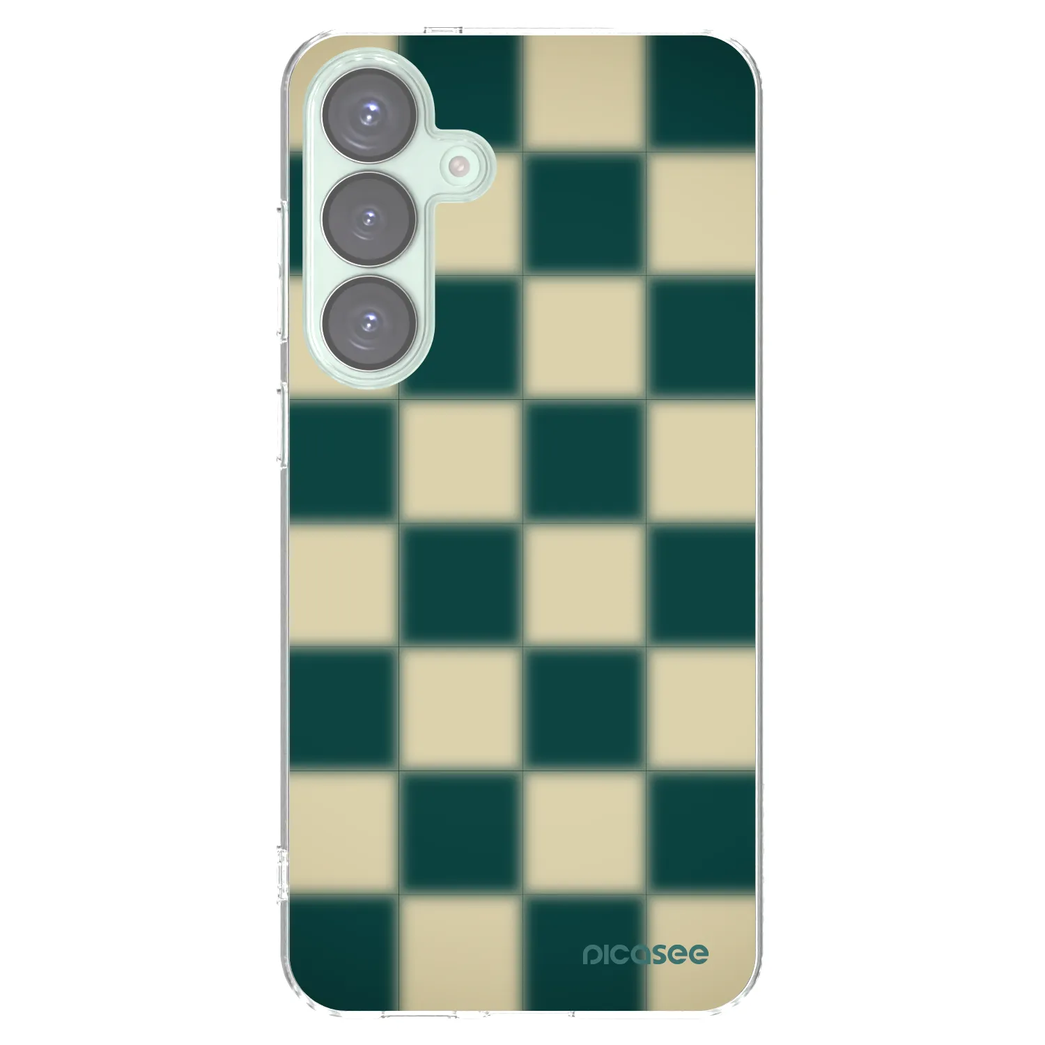 Picasee silikonowe przeźroczyste etui na Samsung Galaxy S25+ 5G - Shadow Chess