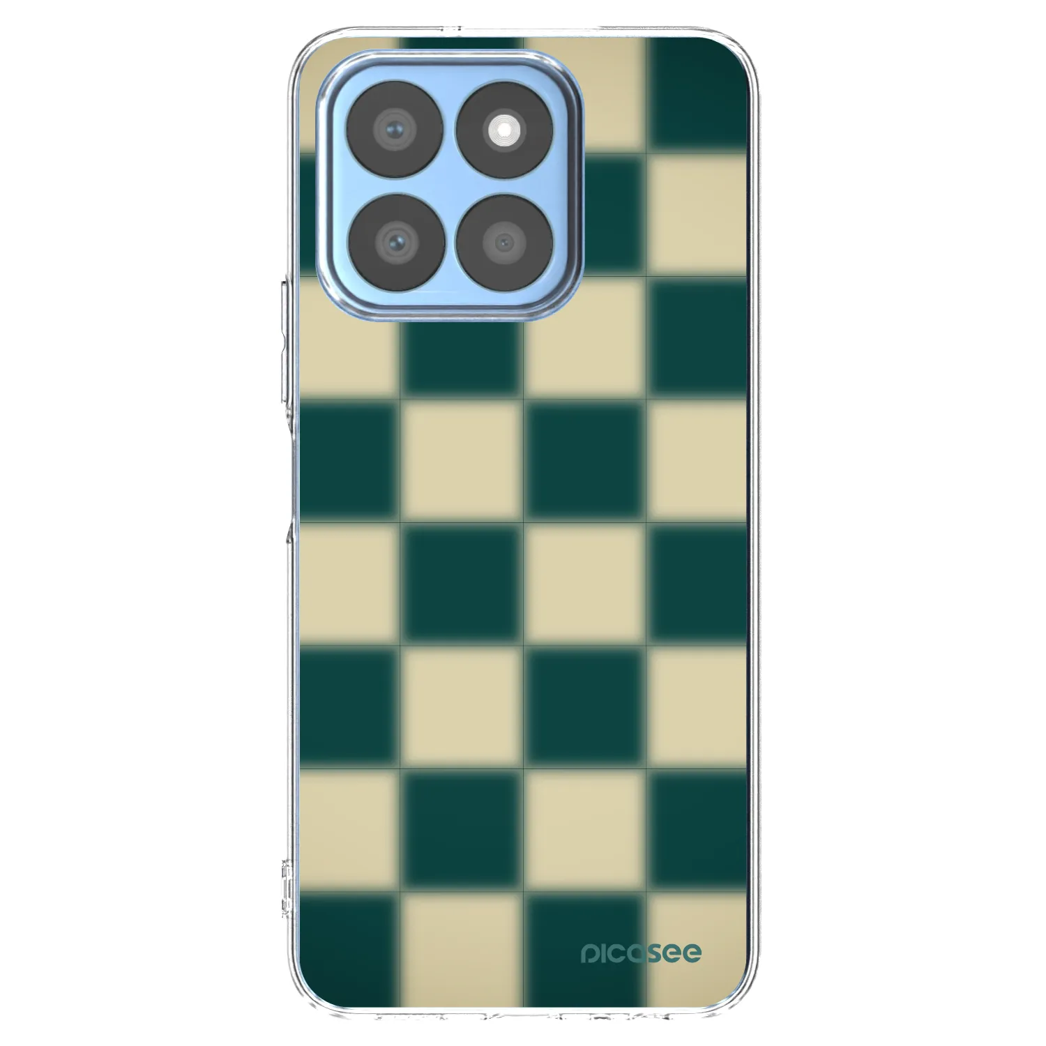 Picasee silikonowe przeźroczyste etui na Honor X8c - Shadow Chess