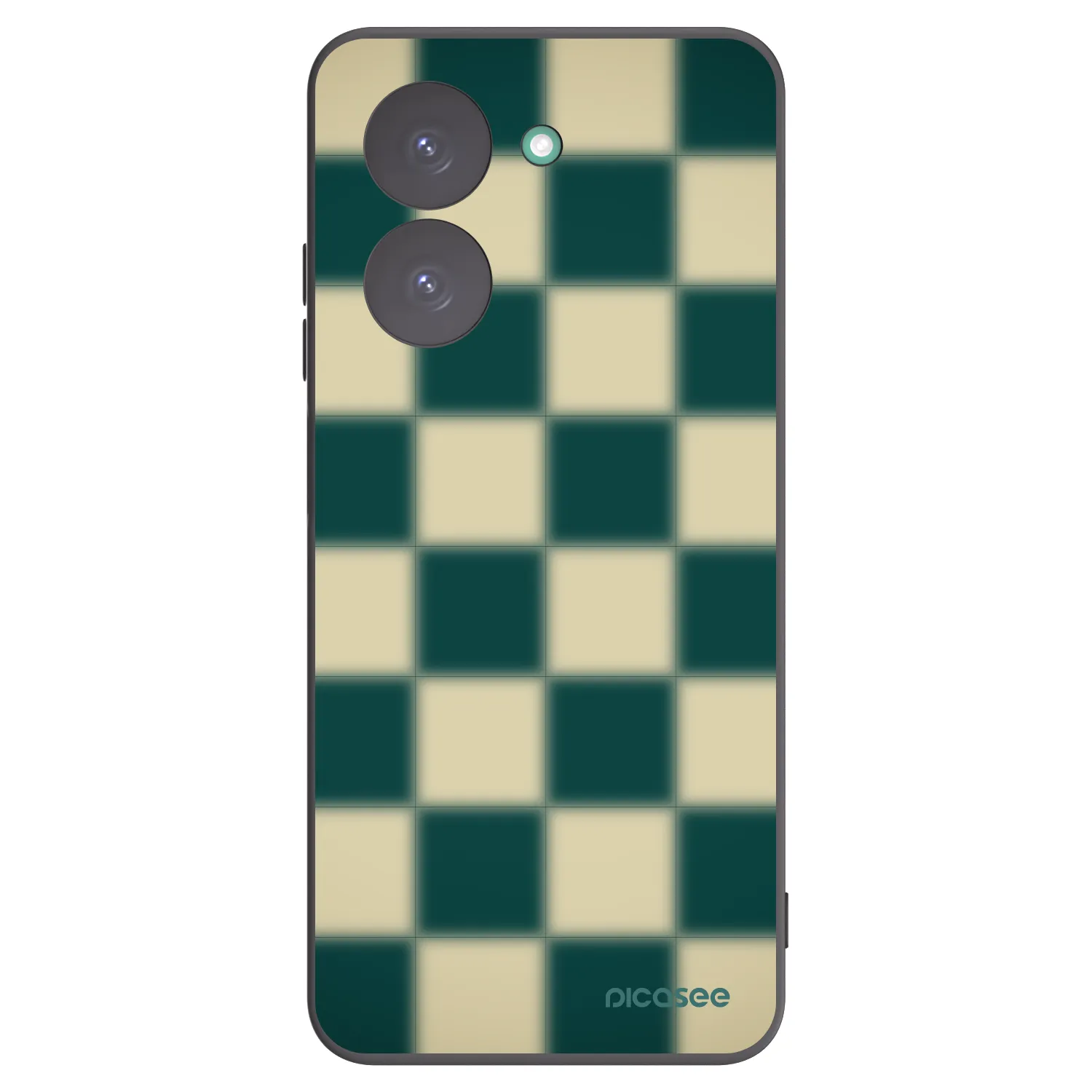 Picasee silikonowe czarne etui na Xiaomi Redmi A5 - Shadow Chess