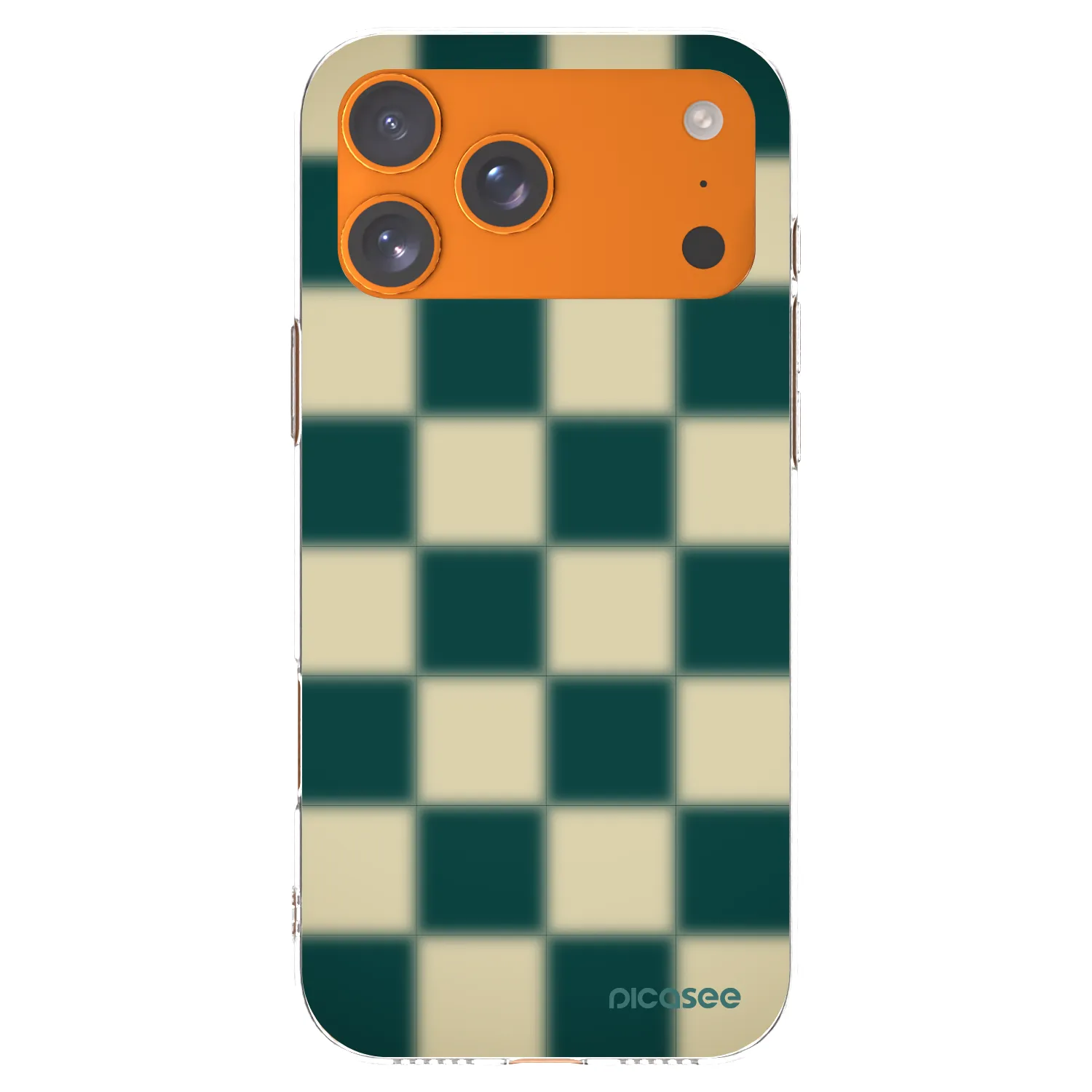 Picasee silikonowe przeźroczyste etui na Apple iPhone 17 Pro Max - Shadow Chess