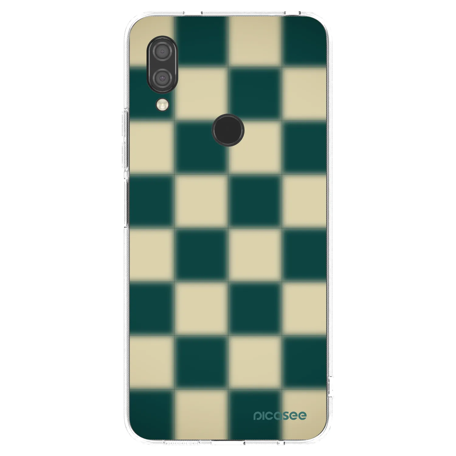 Picasee silikonowe przeźroczyste etui na Xiaomi Redmi 7 - Shadow Chess