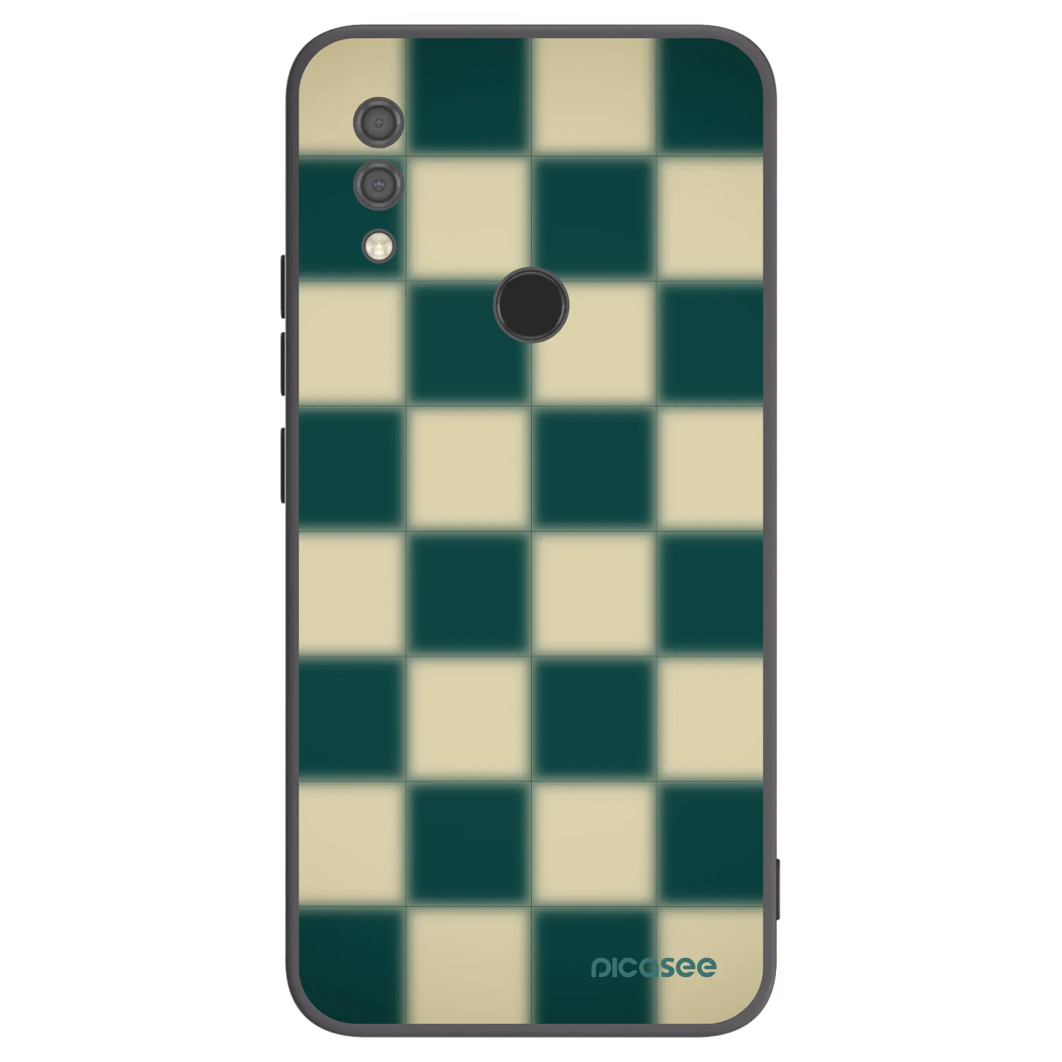 Picasee silikonowe czarne etui na Xiaomi Redmi 7 - Shadow Chess