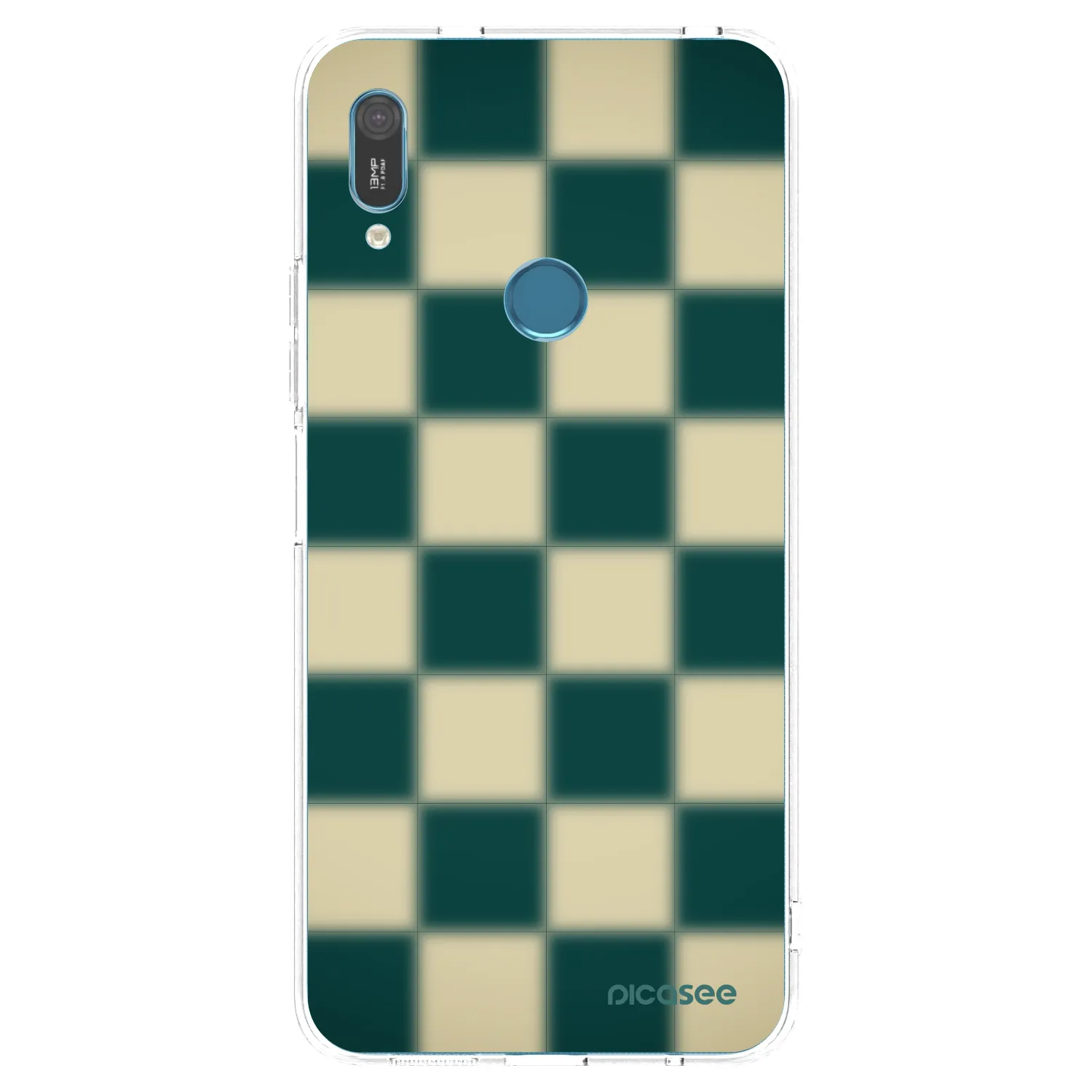 Picasee silikonowe przeźroczyste etui na Huawei Y6 2019 - Shadow Chess