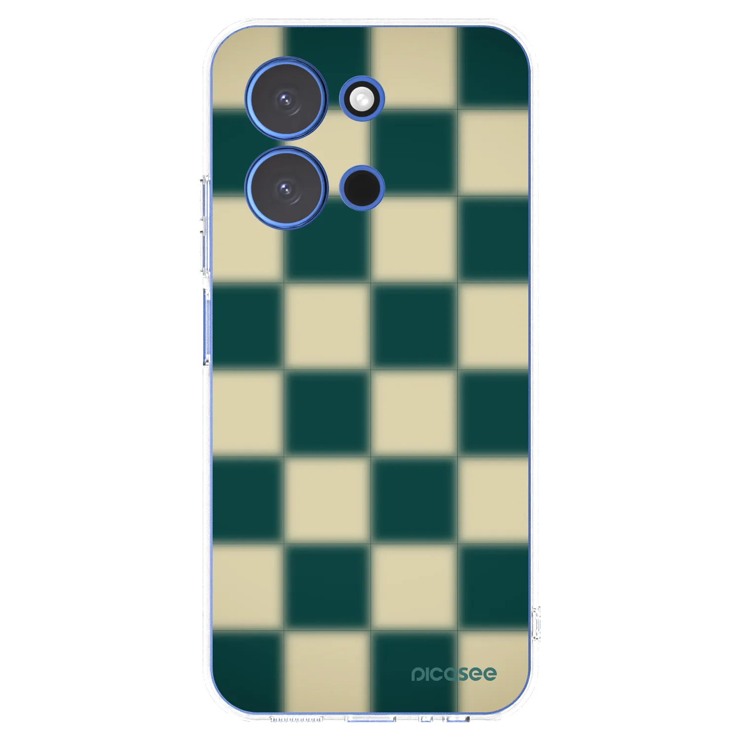 Picasee silikonowe przeźroczyste etui na Xiaomi Redmi 15C 4G - Shadow Chess