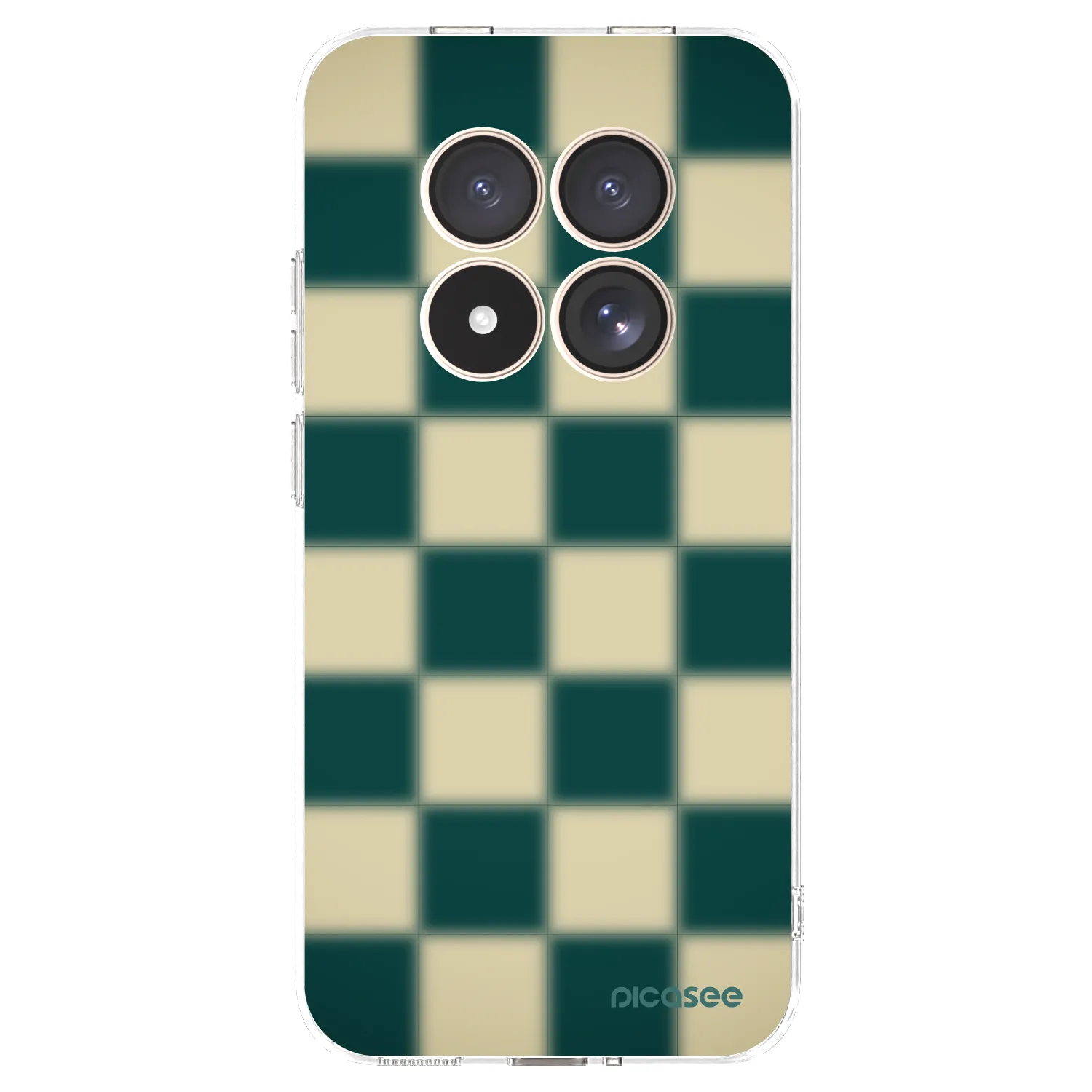 Picasee silikonowe przeźroczyste etui na Xiaomi Redmi Note 15 Pro 4G - Shadow Chess