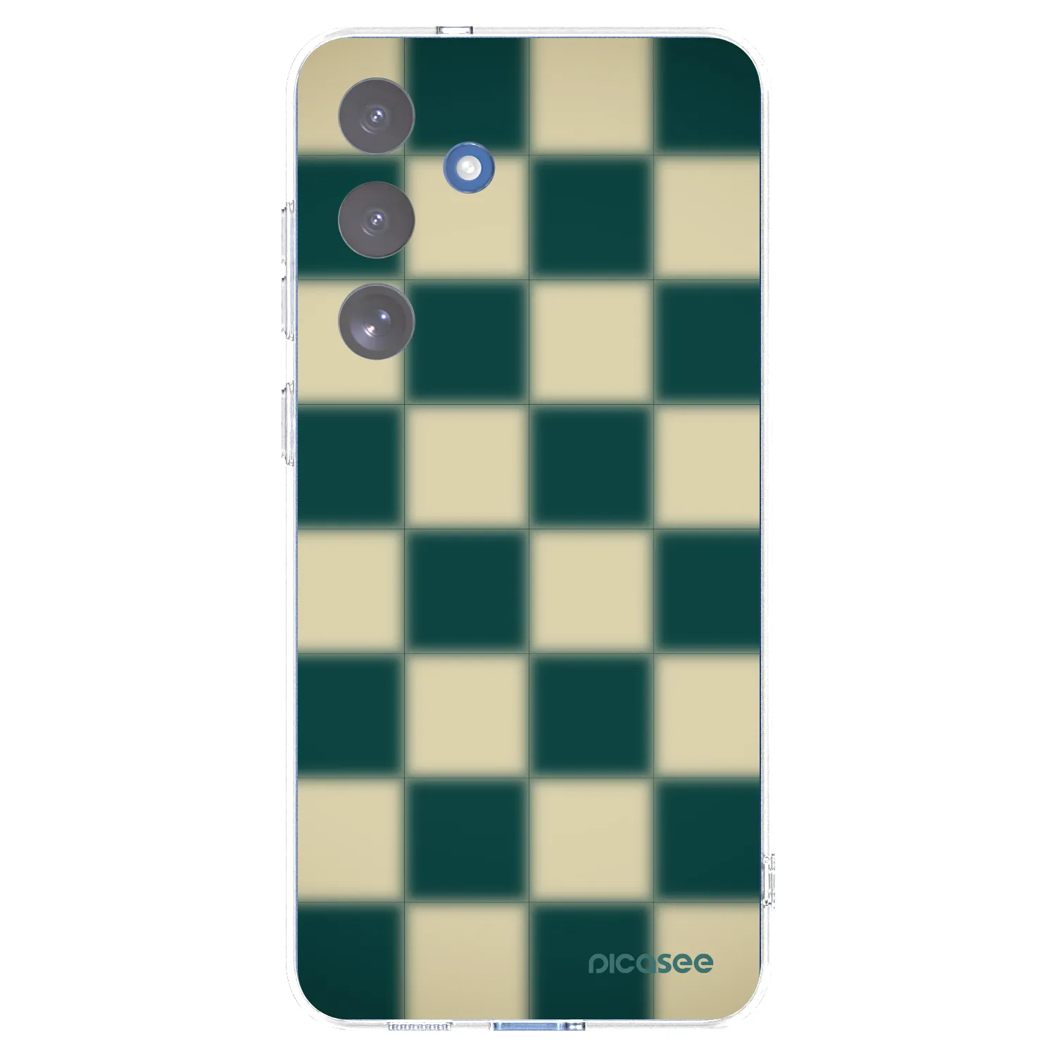 Picasee silikonowe przeźroczyste etui na Samsung Galaxy S25 FE 5G - Shadow Chess