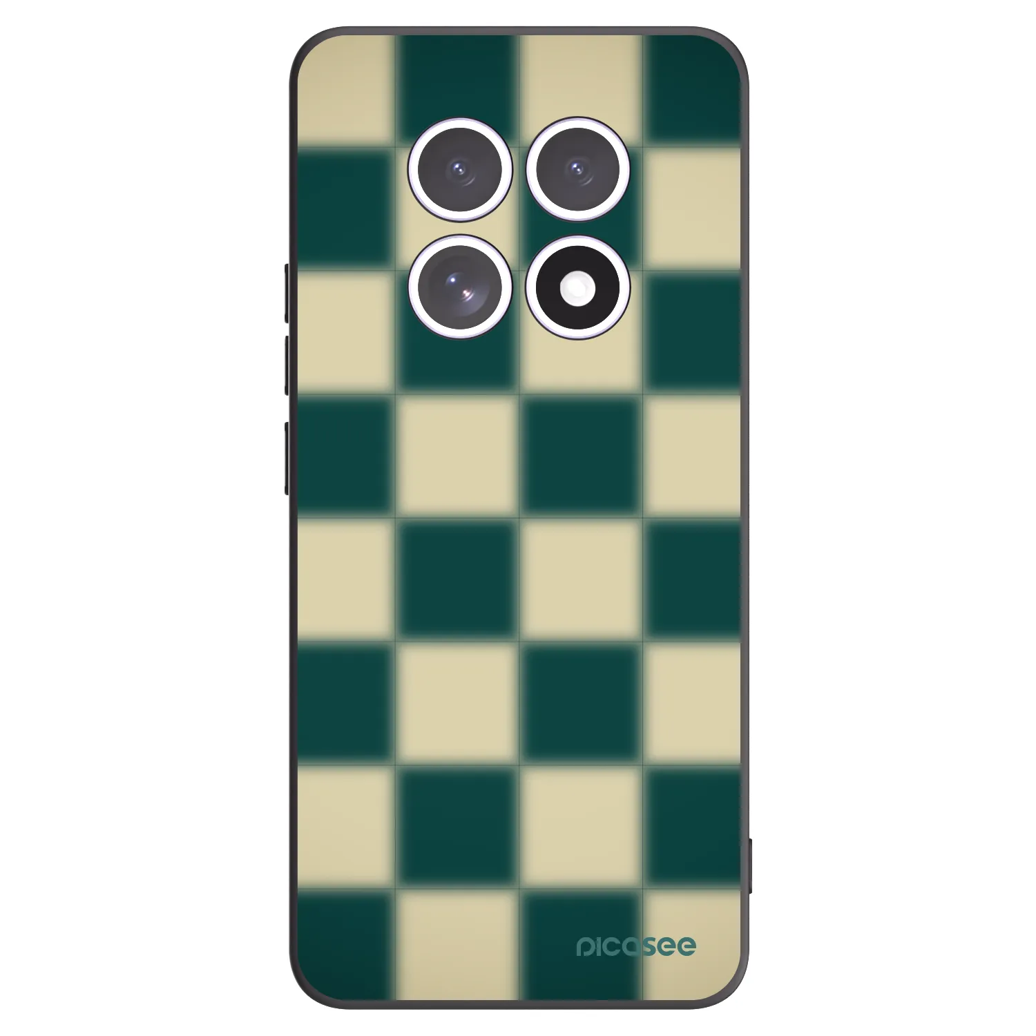 Picasee silikonowe czarne etui na Xiaomi Redmi Note 15 4G - Shadow Chess