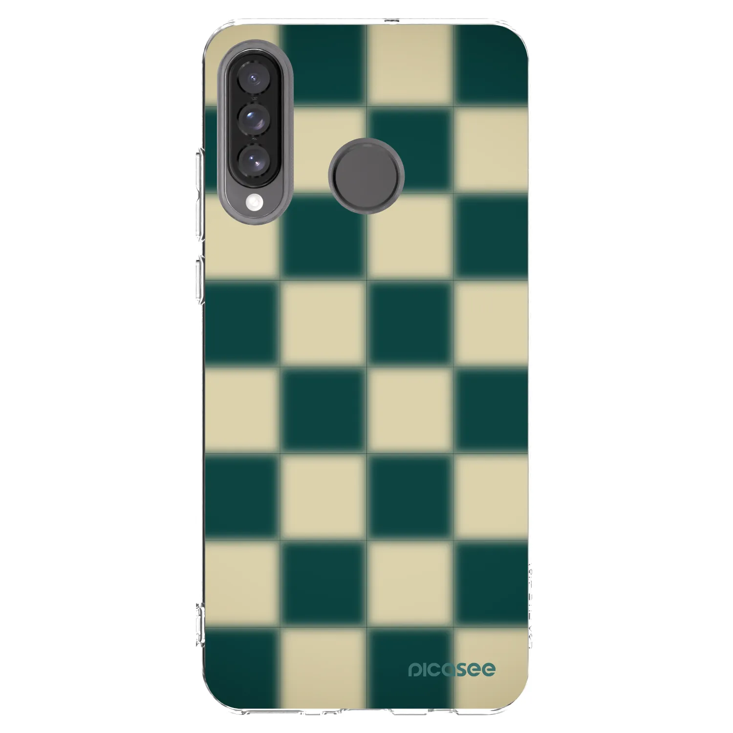 Picasee silikonowe przeźroczyste etui na Huawei P30 Lite - Shadow Chess
