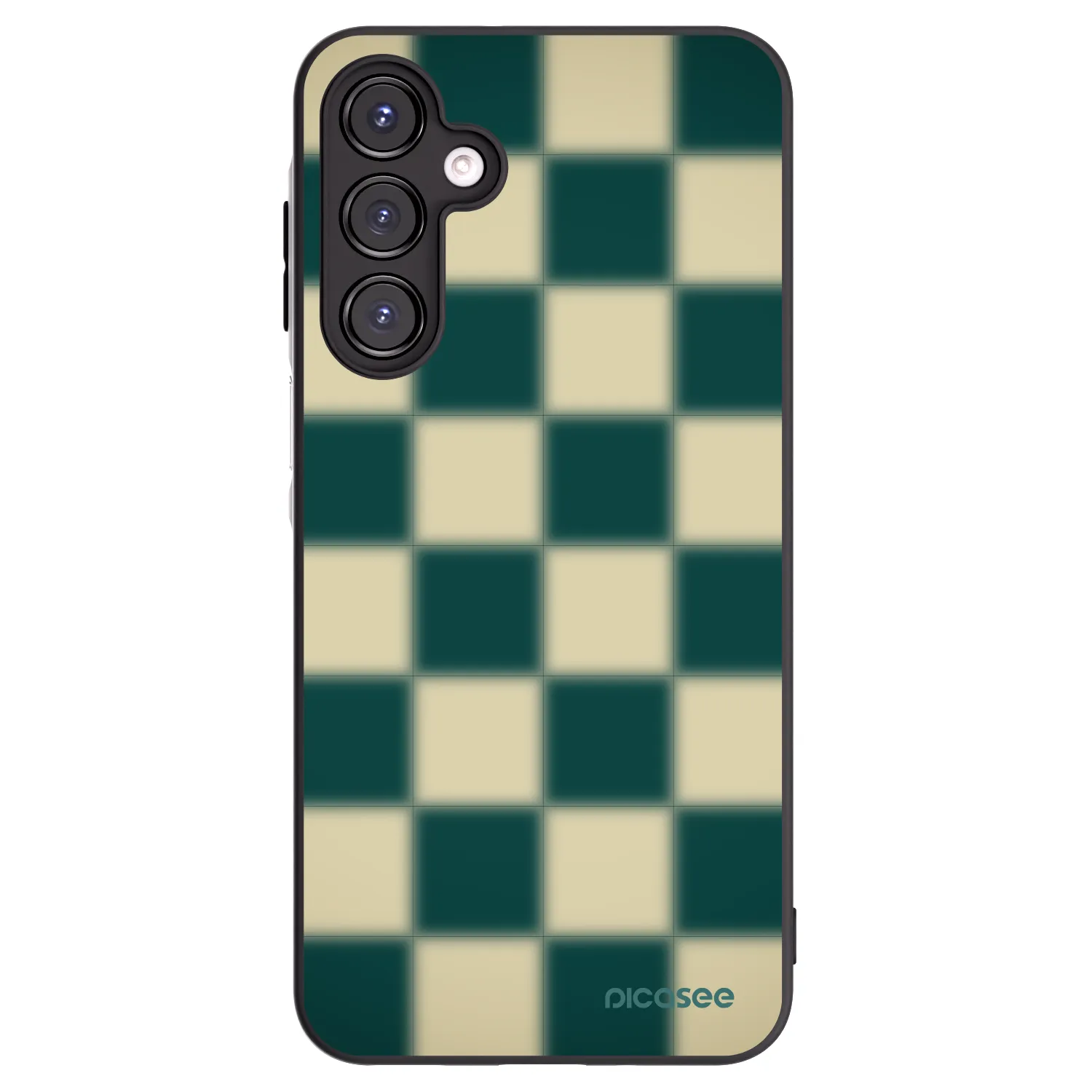Picasee silikonowe czarne etui na Samsung Galaxy A16 4G - Shadow Chess