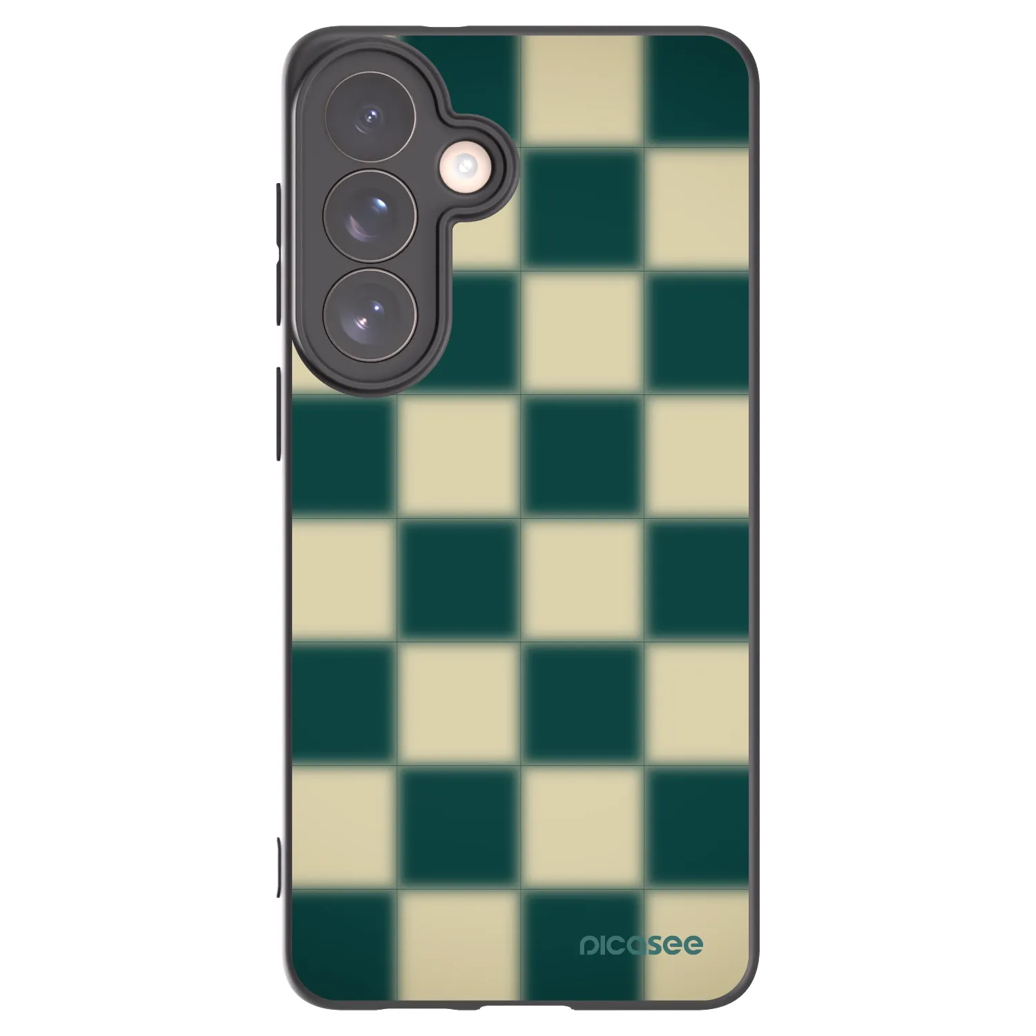 Picasee silikonowe czarne etui na Samsung Galaxy S26+ - Shadow Chess