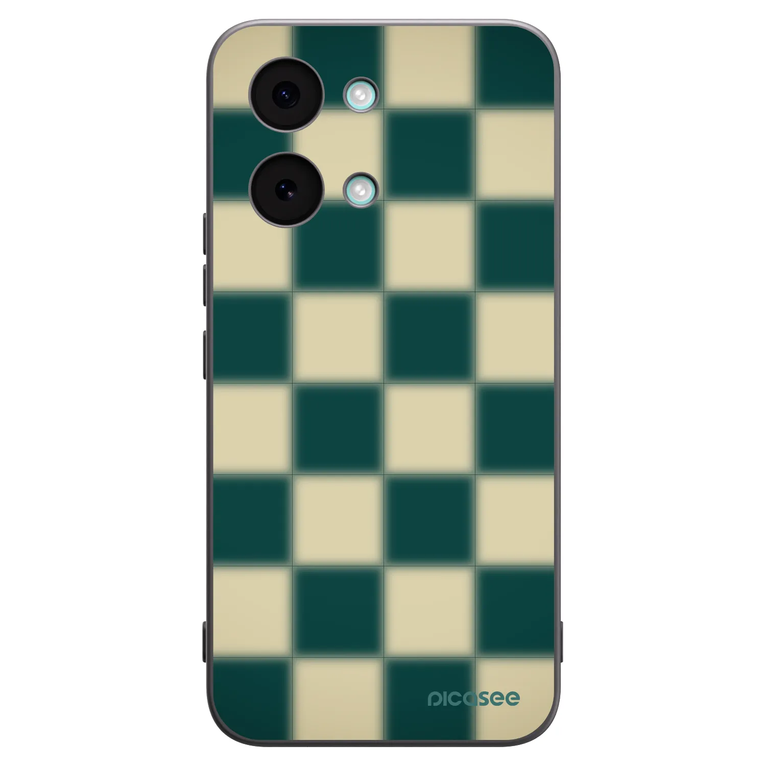 Picasee silikonowe czarne etui na Xiaomi Poco X8 Pro Max - Shadow Chess