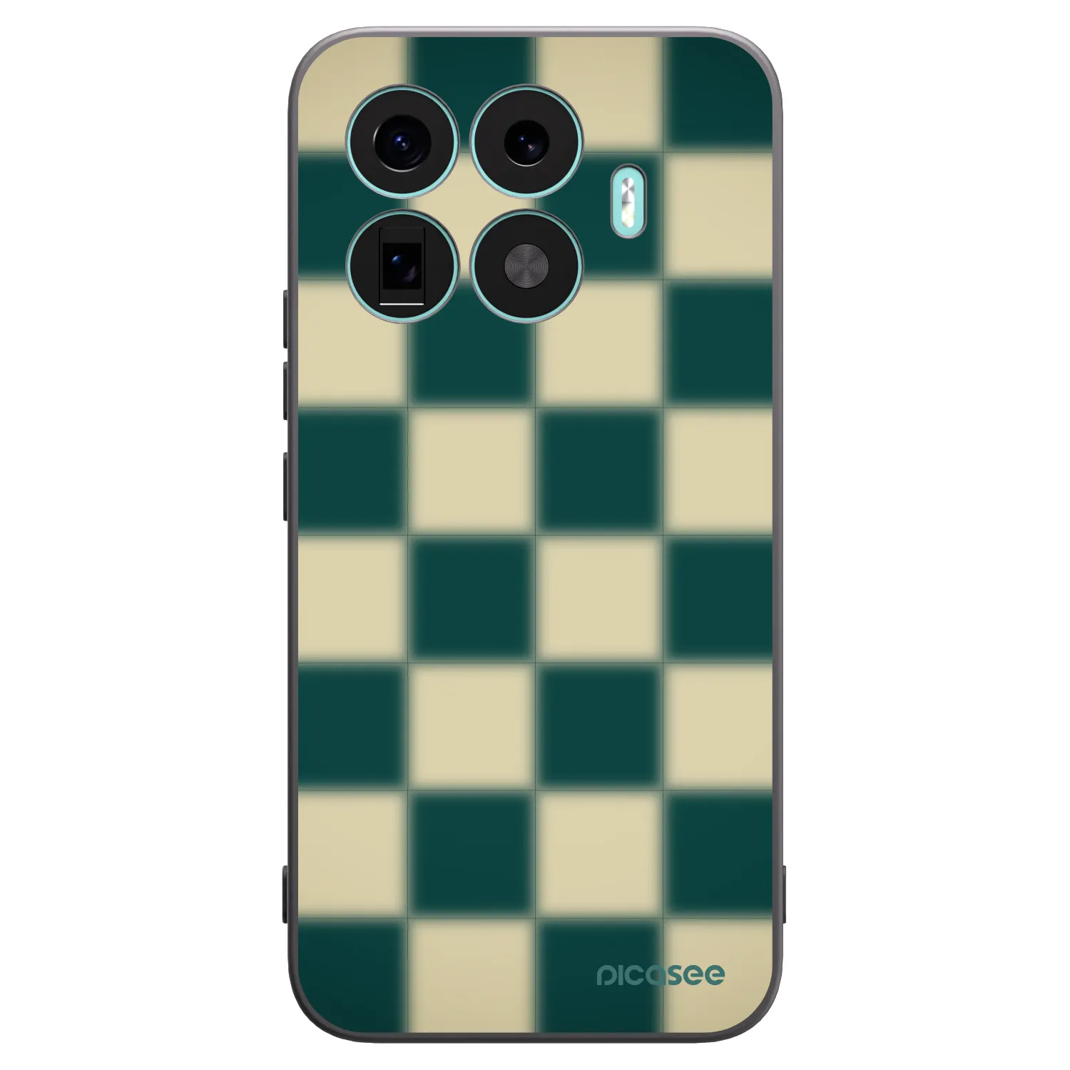 Picasee silikonowe czarne etui na Xiaomi 17T Pro - Shadow Chess