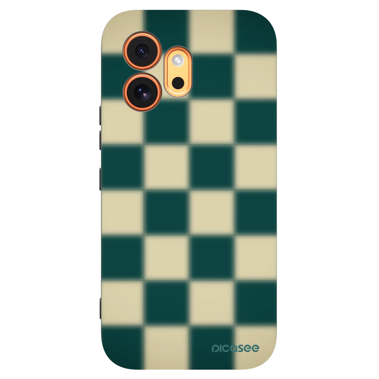 Picasee silikonowe czarne etui na Honor 600 - Shadow Chess