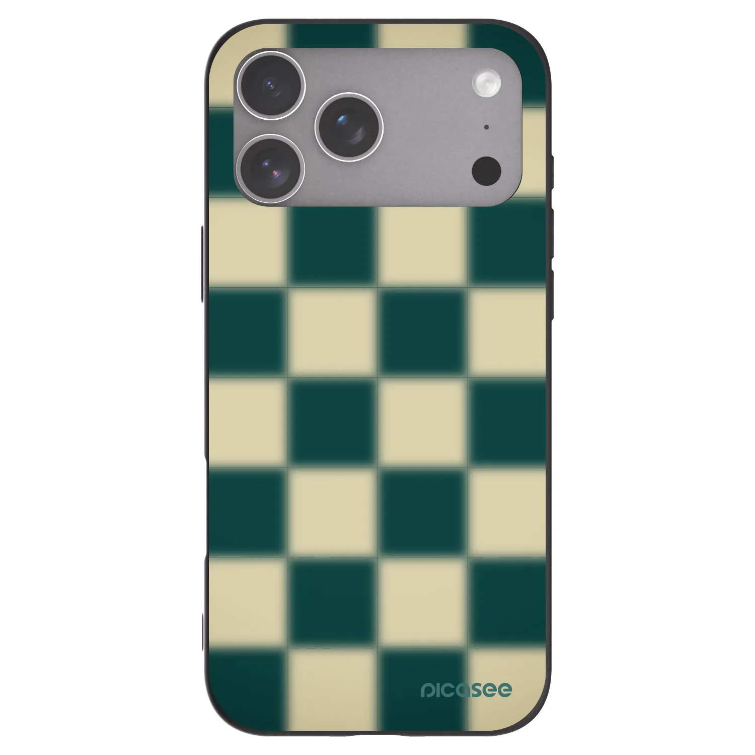 Picasee silikonowe czarne etui na Apple iPhone 18 Pro Max - Shadow Chess
