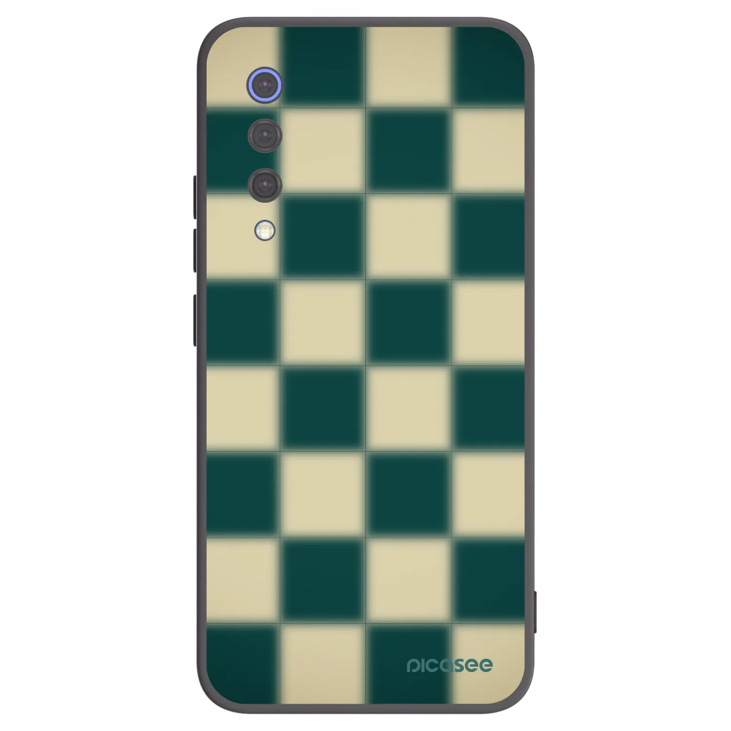 Picasee silikonowe czarne etui na Xiaomi Mi 9 SE - Shadow Chess