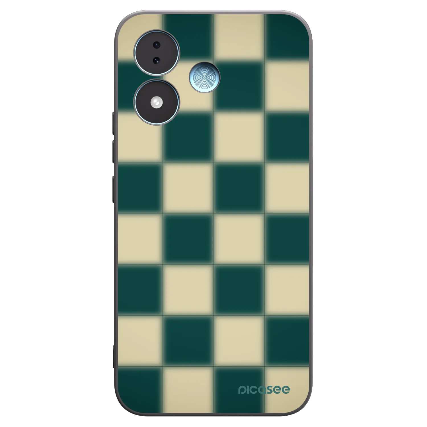 Picasee silikonowe czarne etui na Xiaomi Redmi Note 17 5G - Shadow Chess