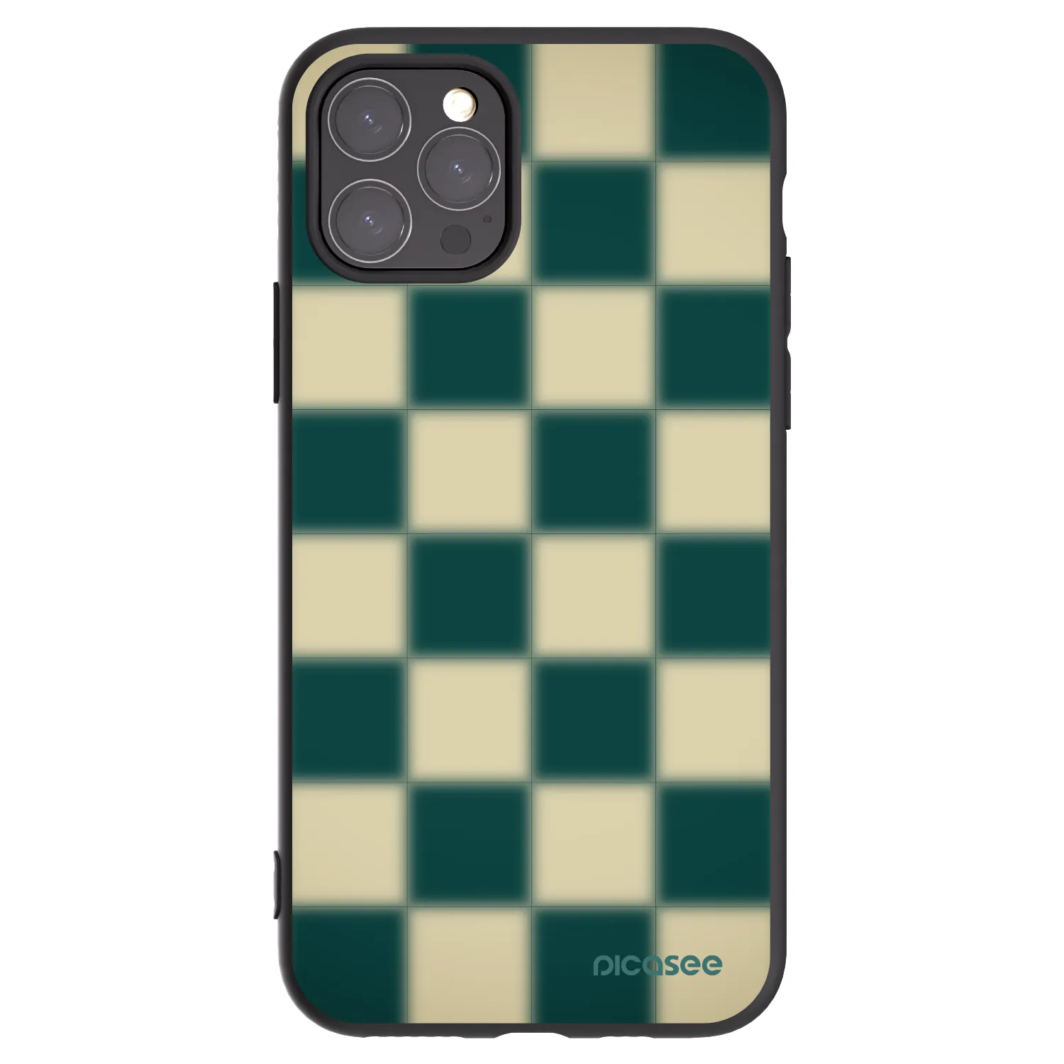 Picasee silikonowe czarne etui na Apple iPhone 11 Pro - Shadow Chess