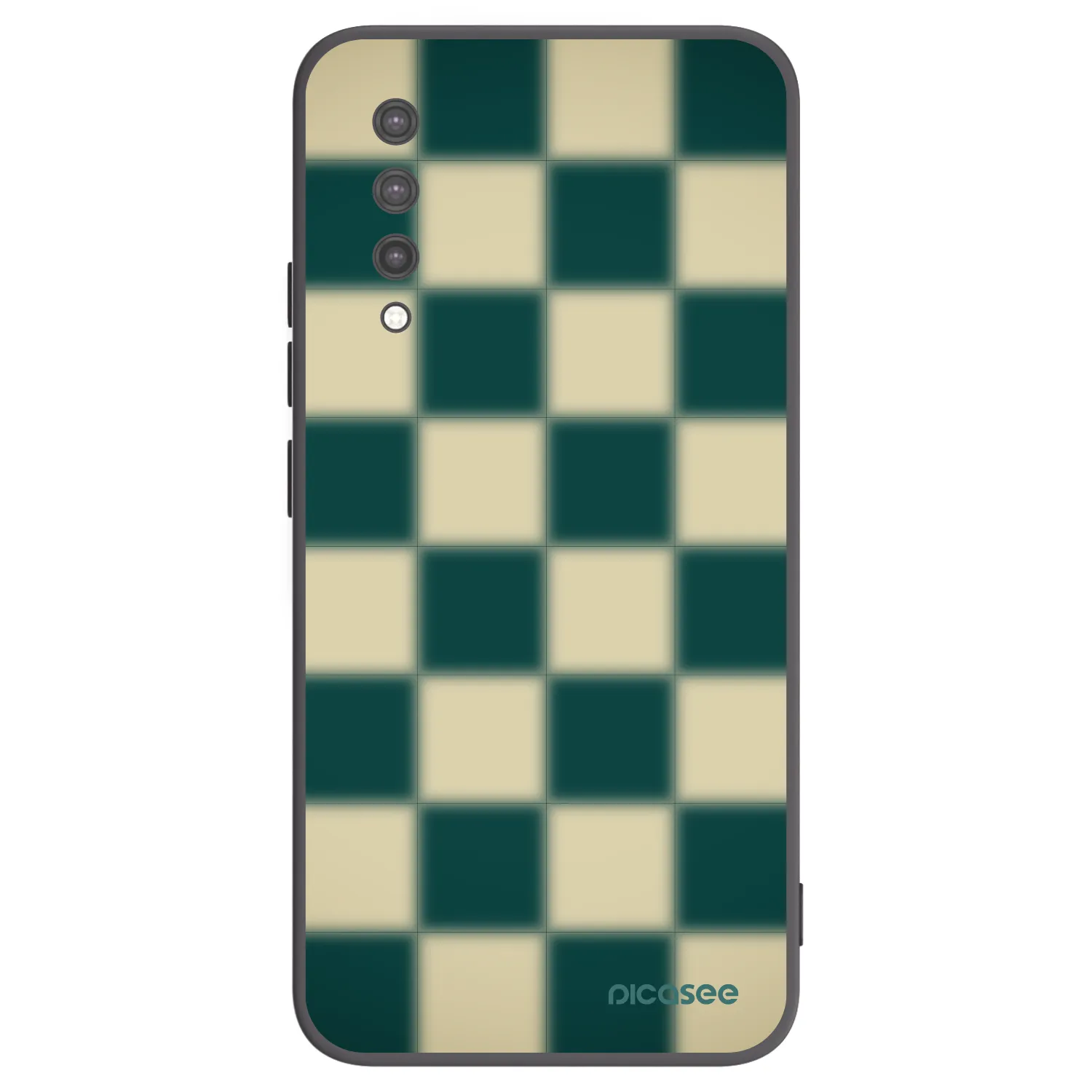 Picasee silikonowe czarne etui na Xiaomi Mi 9 Lite - Shadow Chess