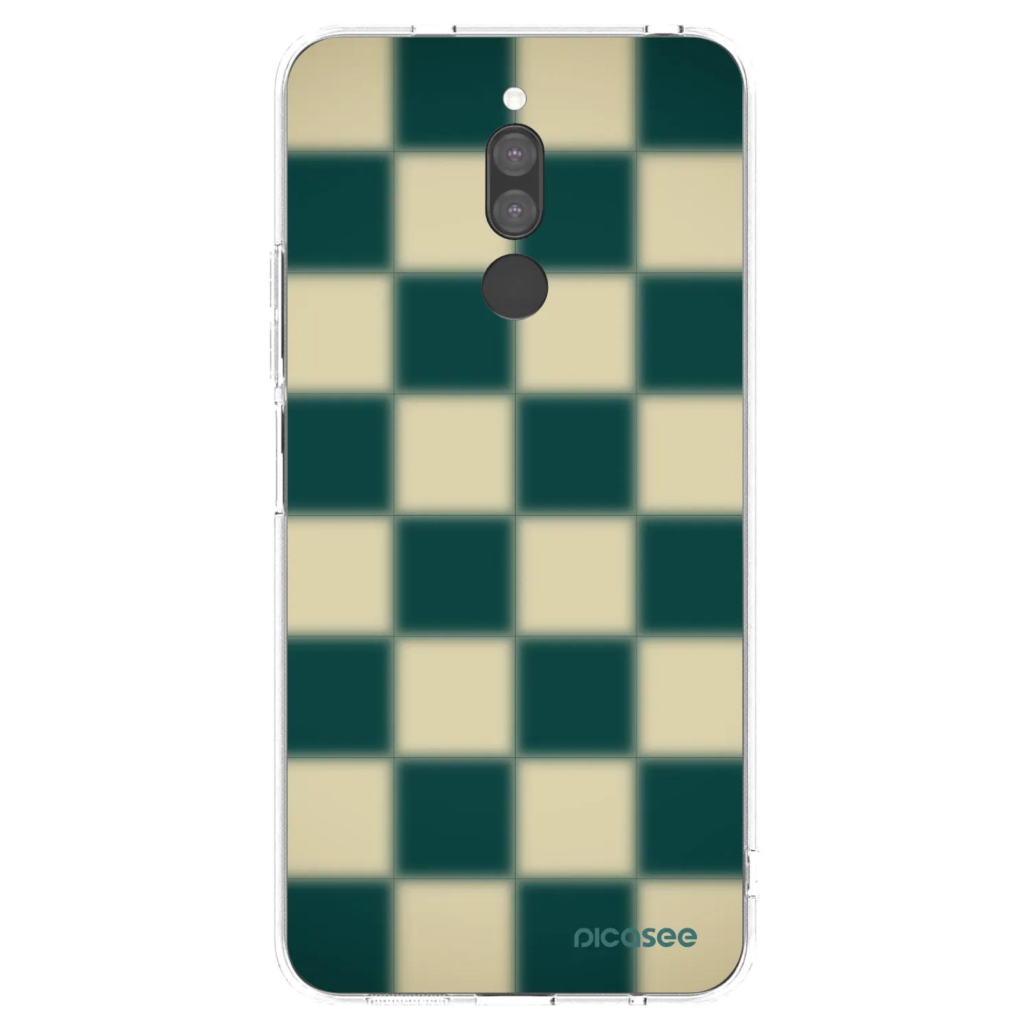 Picasee silikonowe przeźroczyste etui na Xiaomi Redmi 8 - Shadow Chess