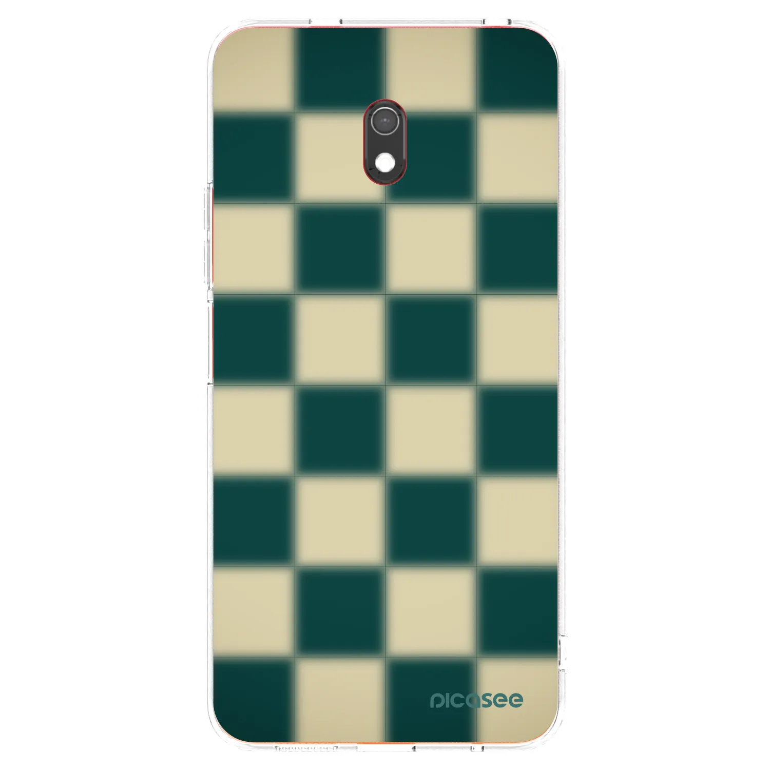 Picasee silikonowe przeźroczyste etui na Xiaomi Redmi 8A - Shadow Chess