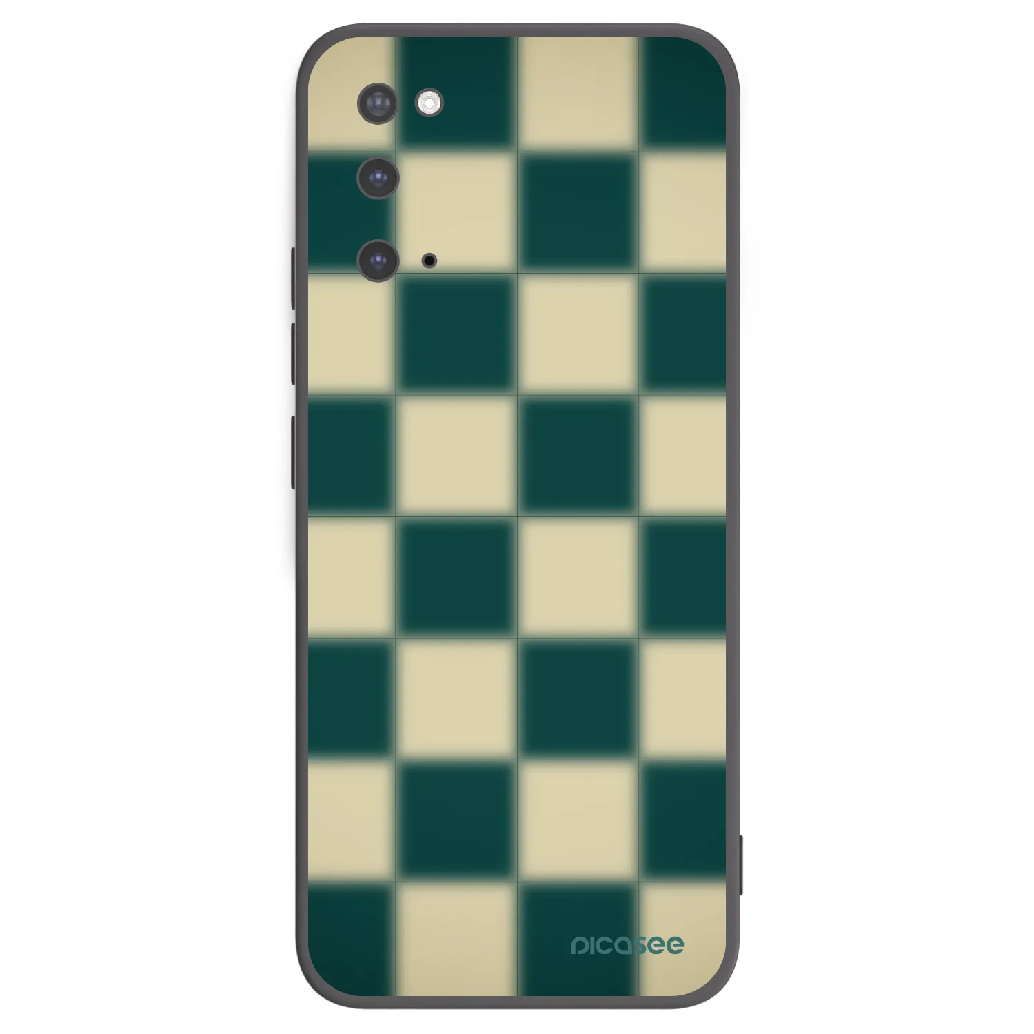 Picasee silikonowe czarne etui na Samsung Galaxy S20 G980F - Shadow Chess