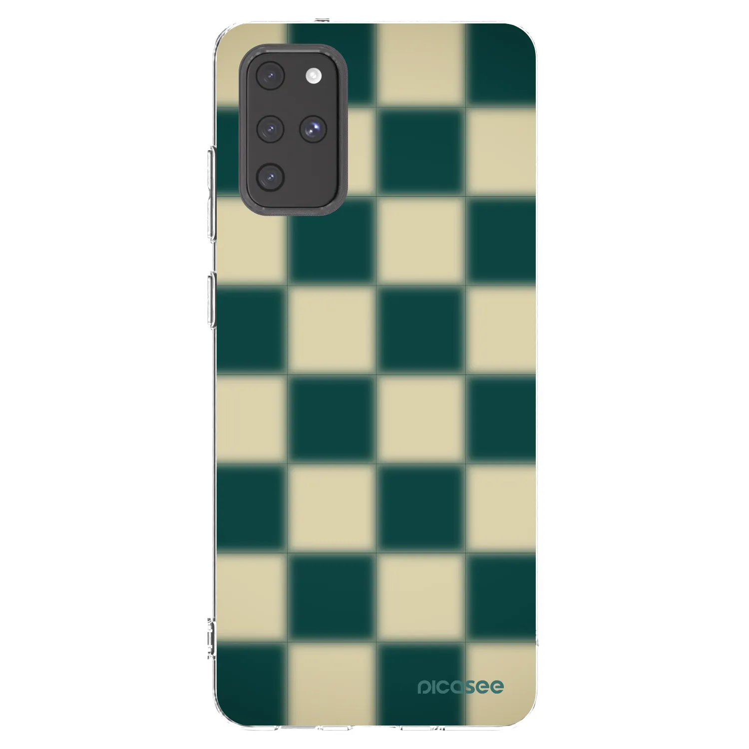 Picasee silikonowe przeźroczyste etui na Samsung Galaxy S20+ G985F - Shadow Chess
