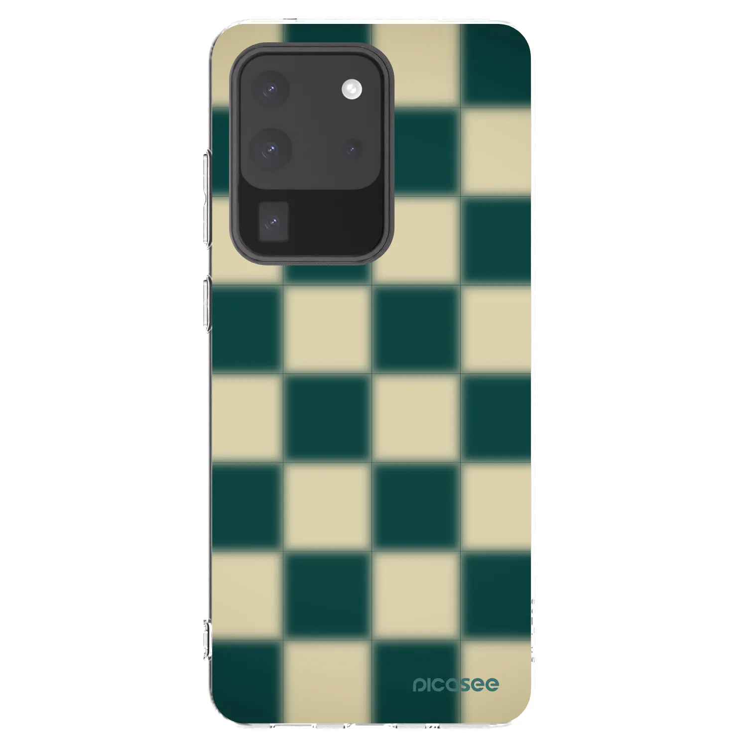 Picasee silikonowe przeźroczyste etui na Samsung Galaxy S20 Ultra 5G G988F - Shadow Chess