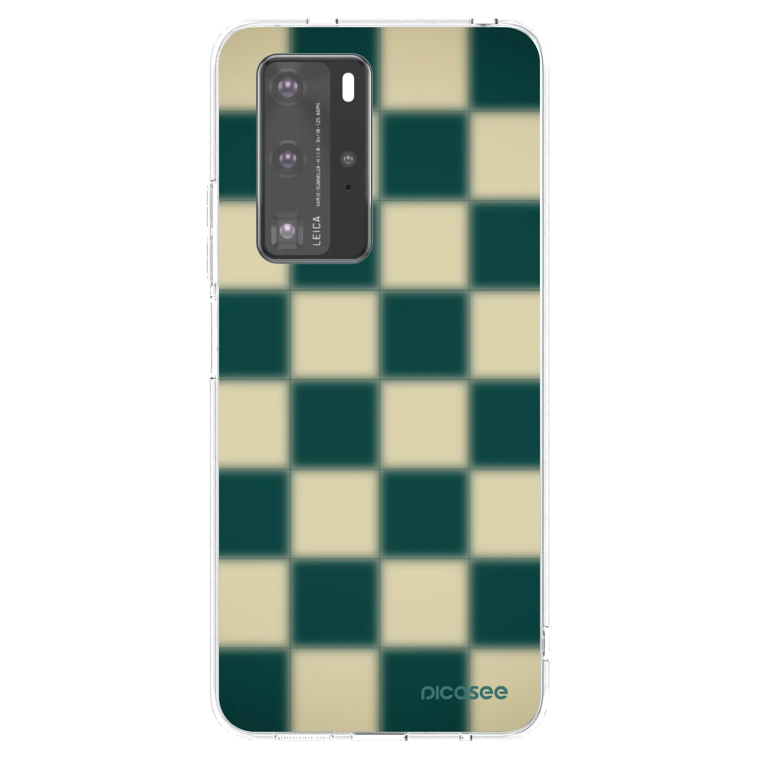 Picasee silikonowe przeźroczyste etui na Huawei P40 Pro - Shadow Chess