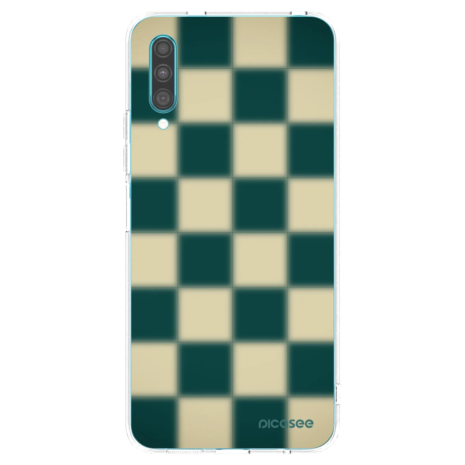 Picasee silikonowe przeźroczyste etui na Samsung Galaxy A30s A307F - Shadow Chess