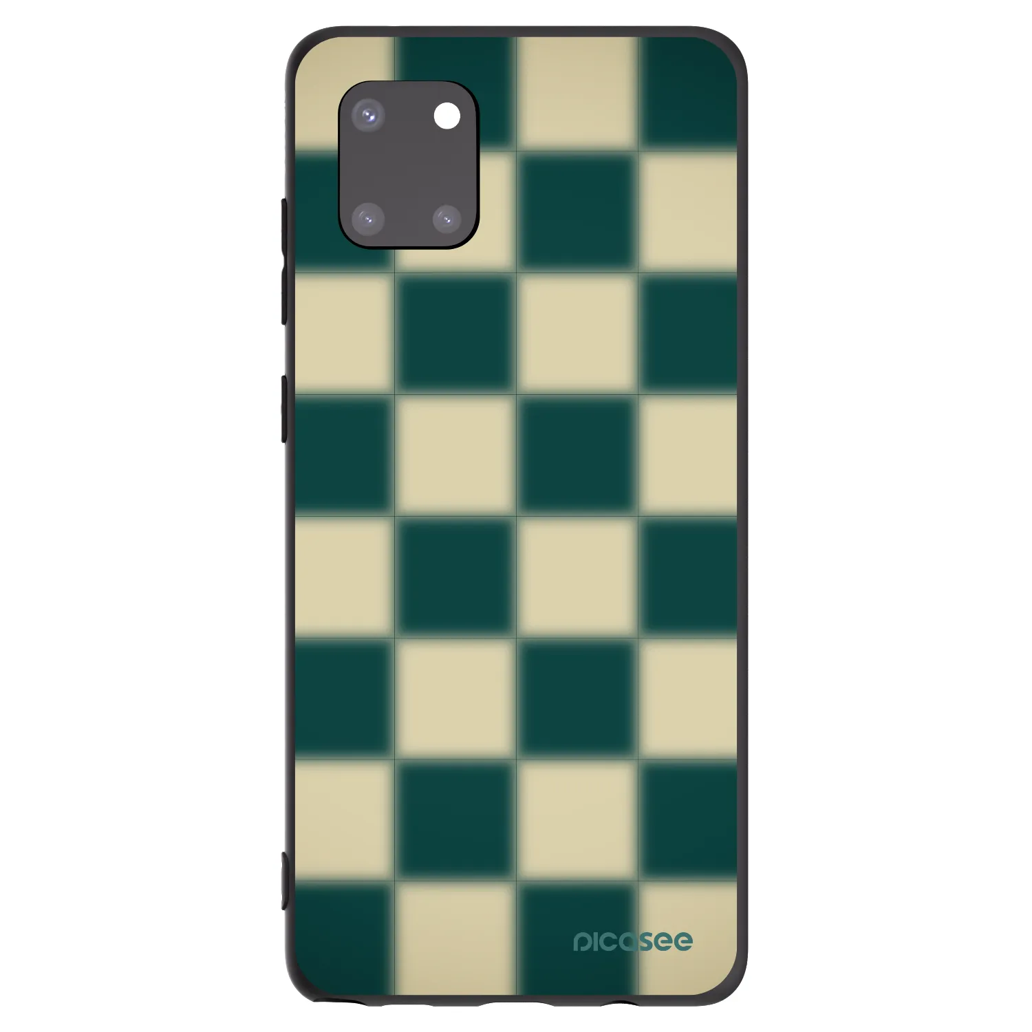 Picasee silikonowe czarne etui na Samsung Galaxy Note 10 Lite N770F - Shadow Chess