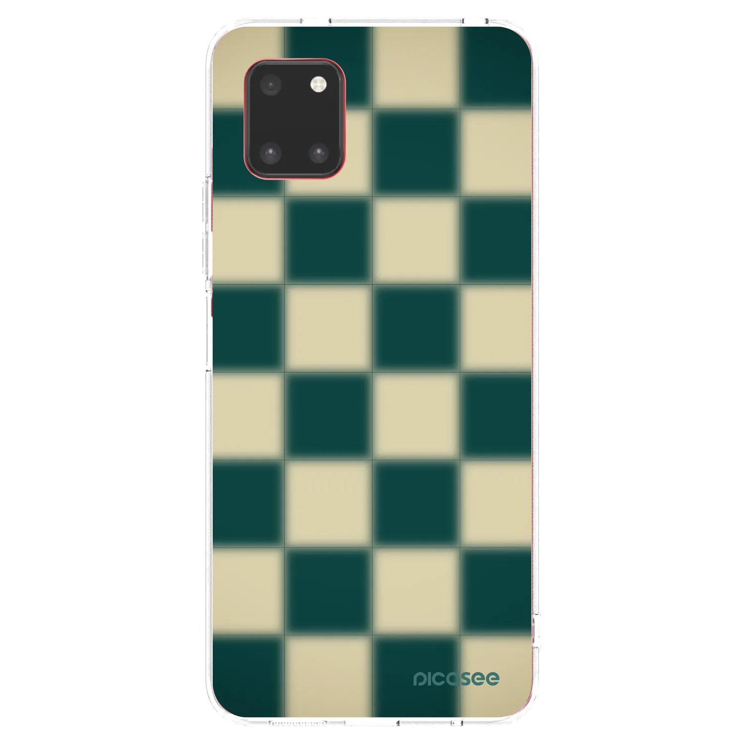 Picasee silikonowe przeźroczyste etui na Samsung Galaxy Note 10 Lite N770F - Shadow Chess