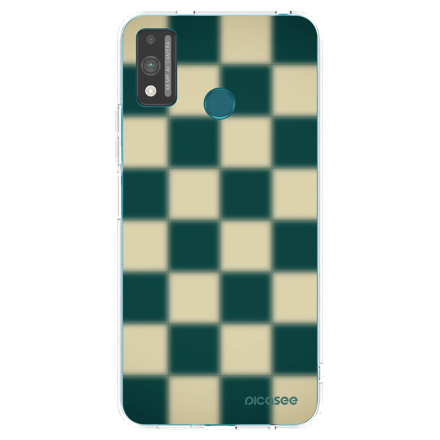 Picasee silikonowe przeźroczyste etui na Honor 9X Lite - Shadow Chess