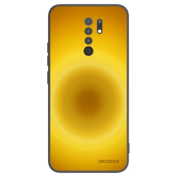 Picasee silikonowe czarne etui na Xiaomi Redmi 9 - Solar Pulse