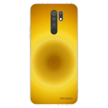 Picasee silikonowe przeźroczyste etui na Xiaomi Redmi 9 - Solar Pulse