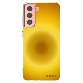 Picasee silikonowe przeźroczyste etui na Samsung Galaxy S21 5G G991B - Solar Pulse