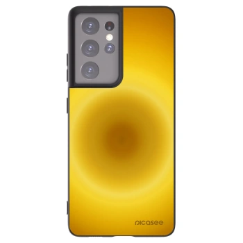 Picasee silikonowe czarne etui na Samsung Galaxy S21 Ultra 5G G998B - Solar Pulse