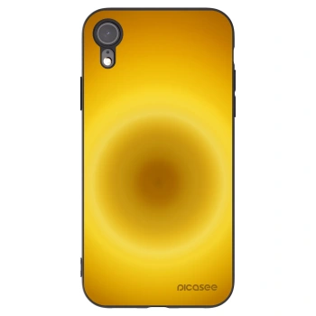 Picasee silikonowe czarne etui na Apple iPhone XR - Solar Pulse
