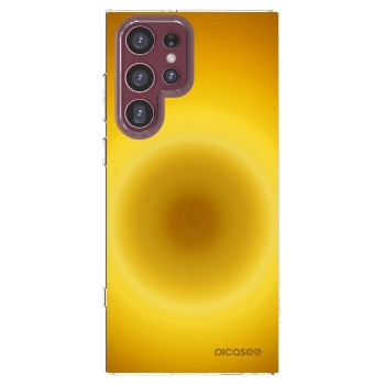 Picasee silikonowe przeźroczyste etui na Samsung Galaxy S22 Ultra 5G - Solar Pulse