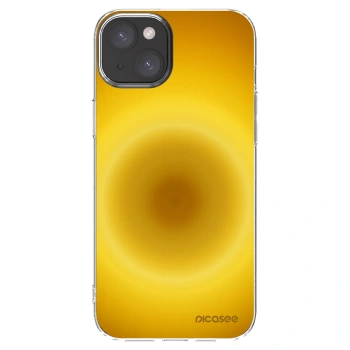 Picasee silikonowe przeźroczyste etui na Apple iPhone 15 Plus - Solar Pulse