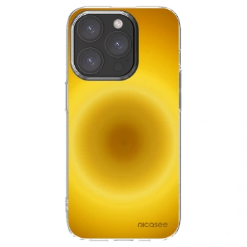 Picasee silikonowe przeźroczyste etui na Apple iPhone 15 Pro - Solar Pulse