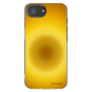 Picasee silikonowe przeźroczyste etui na Apple iPhone 16e - Solar Pulse