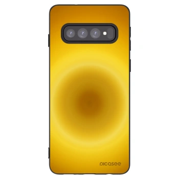 Picasee silikonowe czarne etui na Samsung Galaxy S10 G973 - Solar Pulse