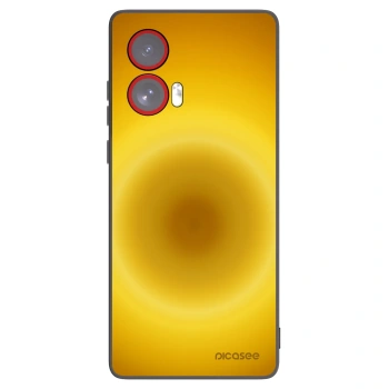 Picasee silikonowe czarne etui na Motorola Edge 50 Fusion - Solar Pulse