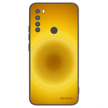 Picasee silikonowe czarne etui na Xiaomi Redmi Note 8 - Solar Pulse