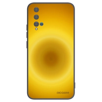 Picasee silikonowe czarne etui na Huawei Nova 5T - Solar Pulse