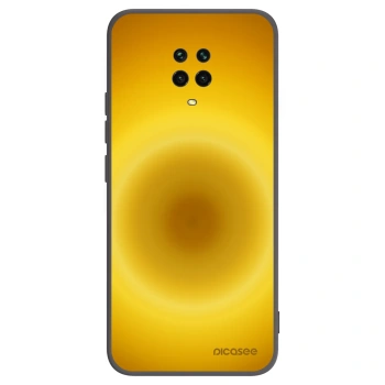 Picasee silikonowe czarne etui na Xiaomi Redmi Note 9S - Solar Pulse