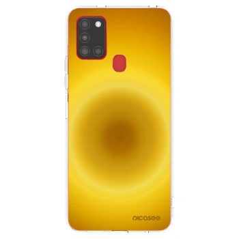 Picasee silikonowe przeźroczyste etui na Samsung Galaxy A21s - Solar Pulse