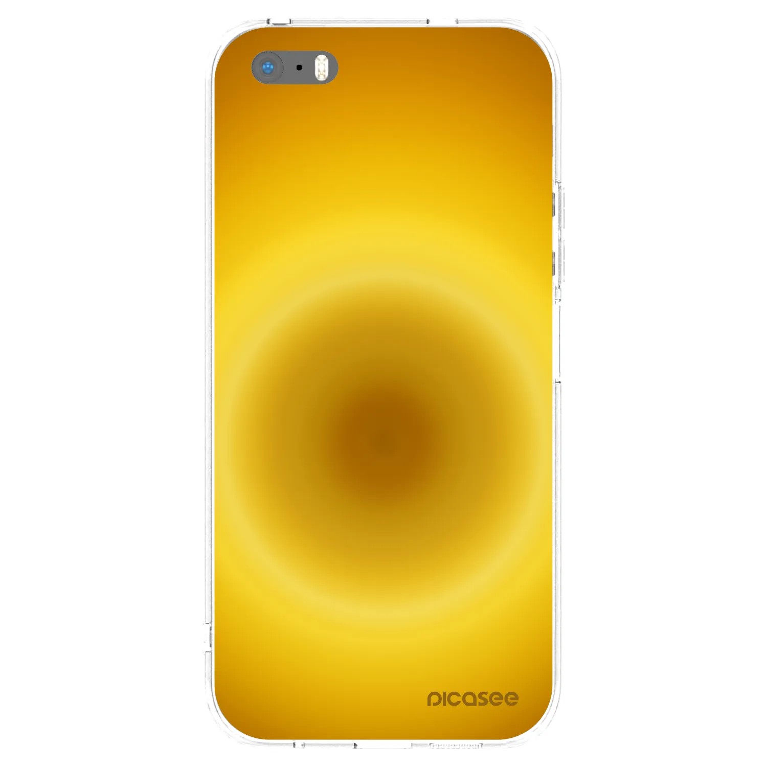 Picasee silikonowe przeźroczyste etui na Apple iPhone 5/5S/SE - Solar Pulse