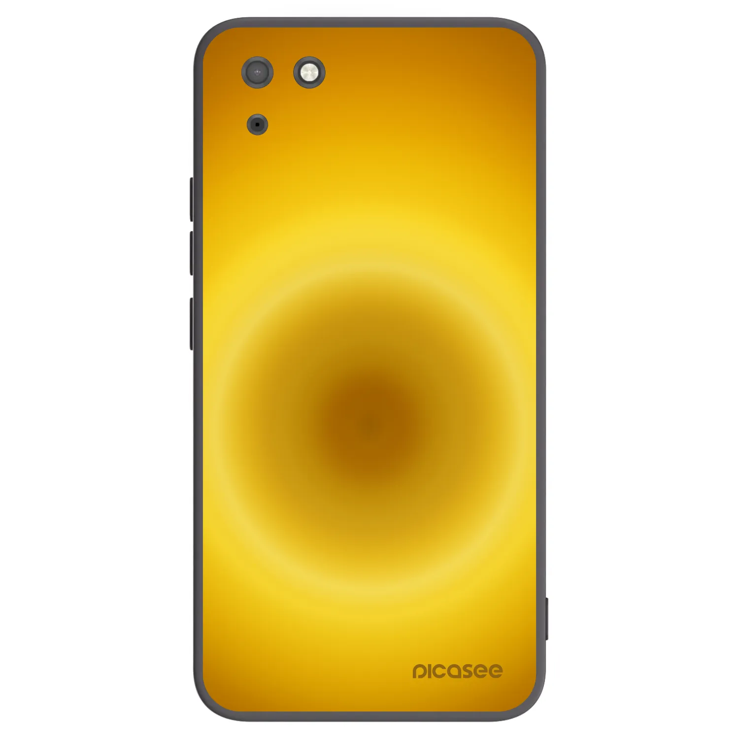 Picasee silikonowe czarne etui na Huawei Y5P - Solar Pulse